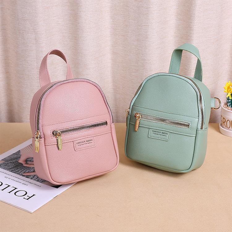 Balo thời trang mini cóc lonny màu trơn Shalla K991 (siêu rẻ)