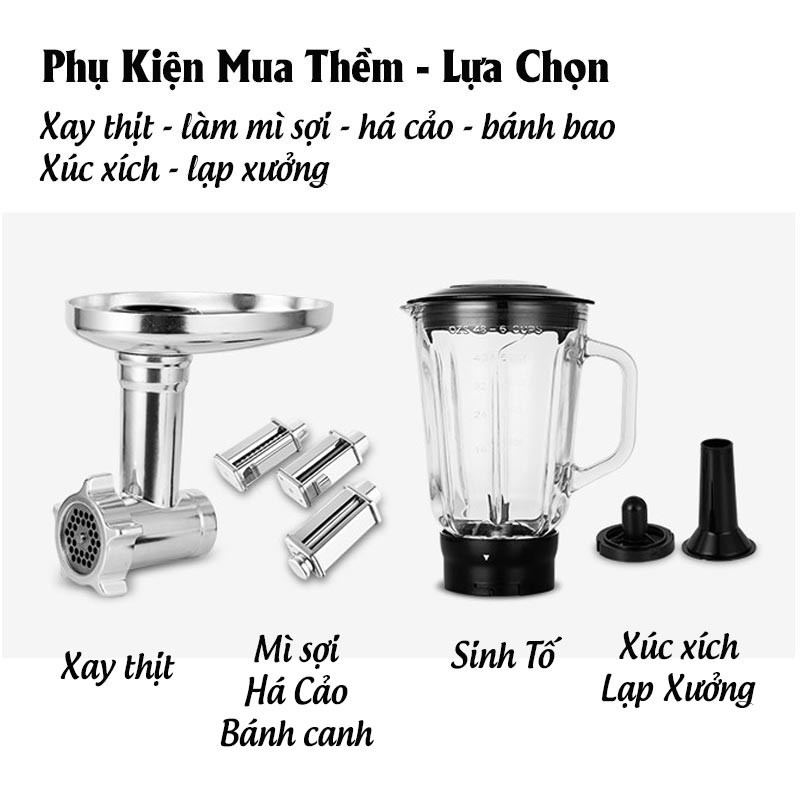 Phụ kiện thay thế máy nhào bột đánh trứng nhà bếp toàn diện 7 trong 1