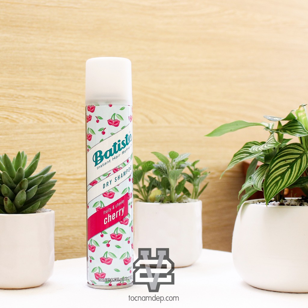 Dầu gội khô Batiste Cherry Dry shampoo 200ml  | Hương Anh Đào - nhập khẩu UK