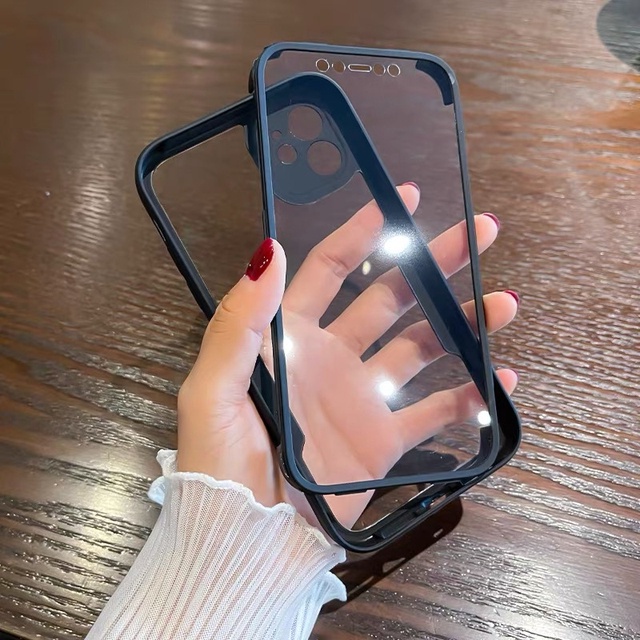 Ốp Điện Thoại Silicon Chống Sốc 360 Độ Sang Trọng Cho for iphone 15 Pro Max 14 Pro Max 13 Pro Max 11 12 Pro Max XS Max XR X 7 8 Plus SE20