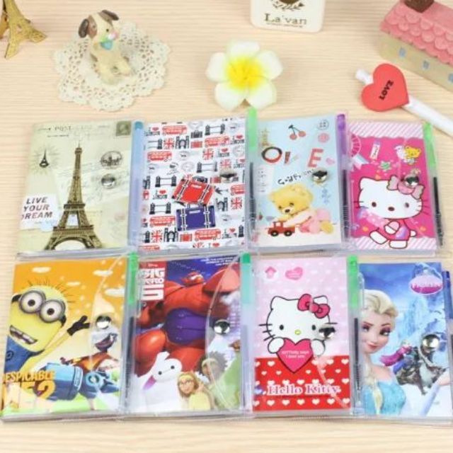 SỔ TAY MINI KÈM BÚT LOẠI NHỎ