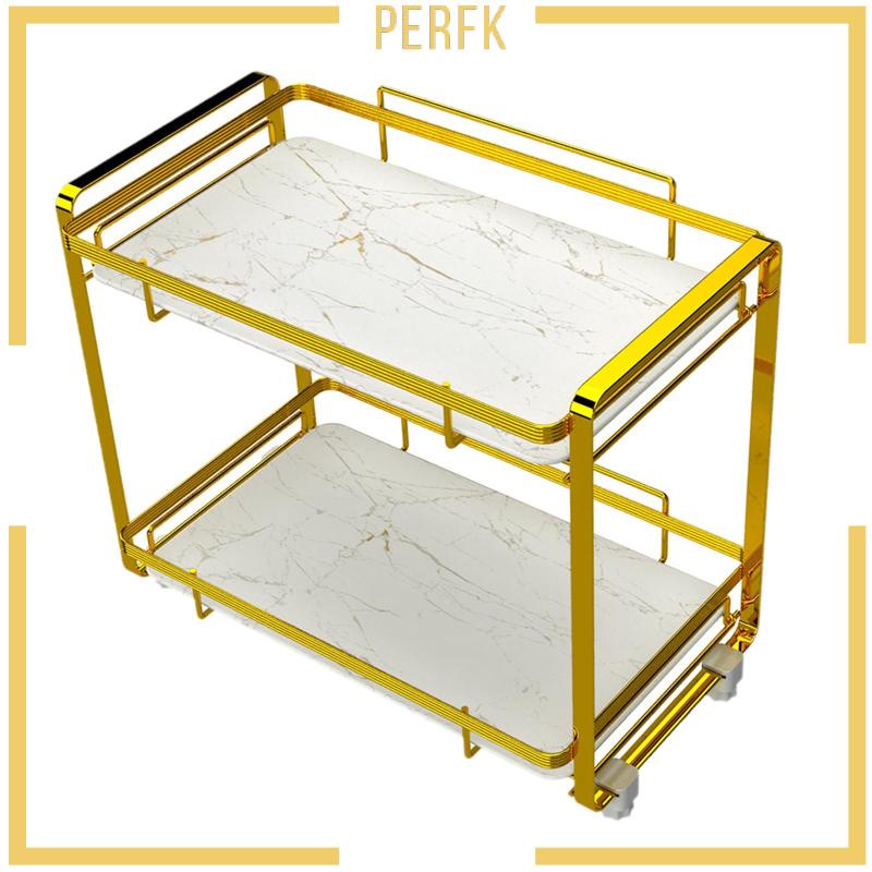 Khay Đựng Mỹ Phẩm Hai Tầng Tiện Dụng Cho Phòng Ngủ