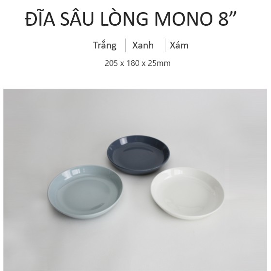 Set tân gia 4 người 25P Mono Erato - Hàng nhập khẩu Hàn Quốc - Bát, Bát đĩa, bộ bát đĩa, Bát đĩa Hàn Quốc