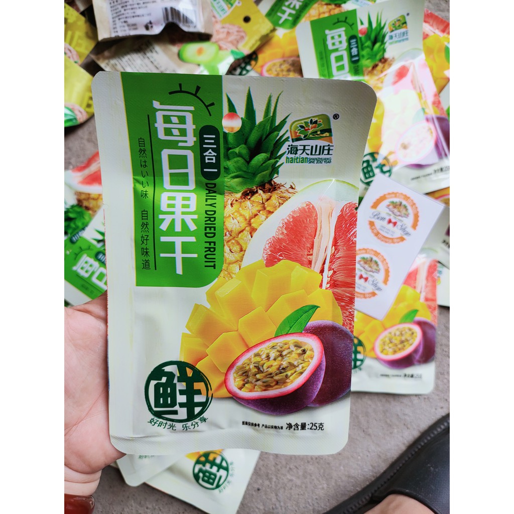 SET 5 GÓI Ô MAI HOA QUẢ NHIỆT ĐỚI- Ô MAI TRÁI CÂY ĐỦ VỊ