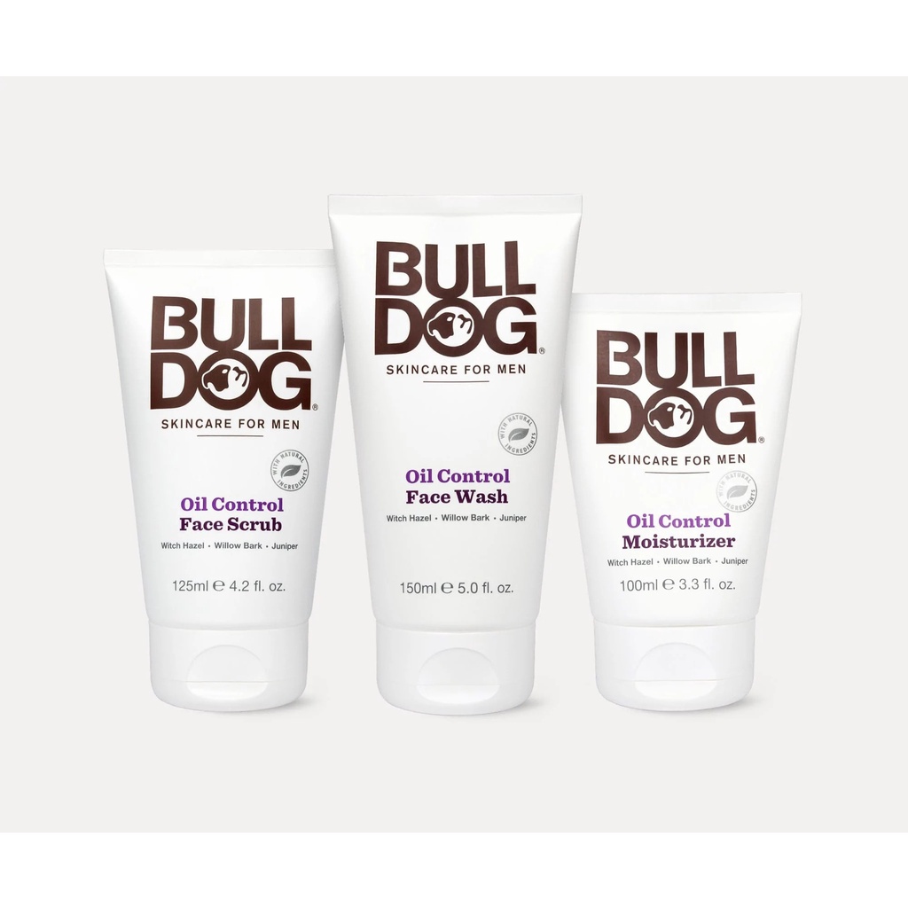 Da Dầu | Sản Phẩm Chăm Sóc Da Mặt Cho Nam Bulldog Skincare Oil Control - (Sữa rửa mặt - Tẩy tế bào chết - Kem dưỡng ẩm)