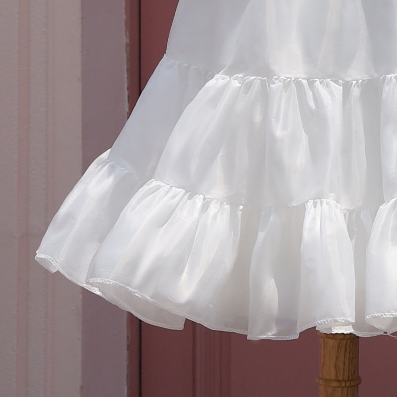Chân Váy Lolita Sợi Pha Lê Không Xương Mềm Mại Có Thể Điều Chỉnh Hóa Trang Siêu Phồng Cho Nữ