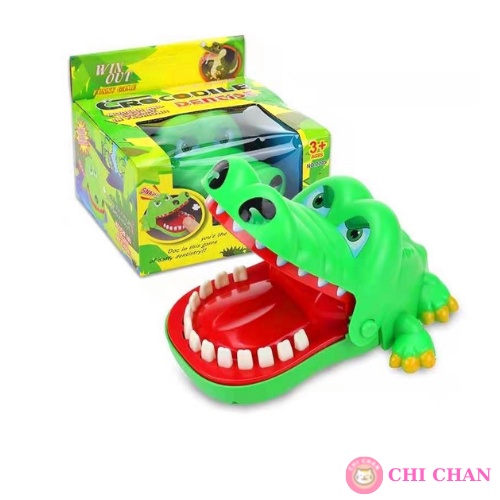 Đồ chơi cá sấu cắn tay vui nhộn cho bé, đồ chơi nhóm giúp giảm stress, thư dãn - Chi chan