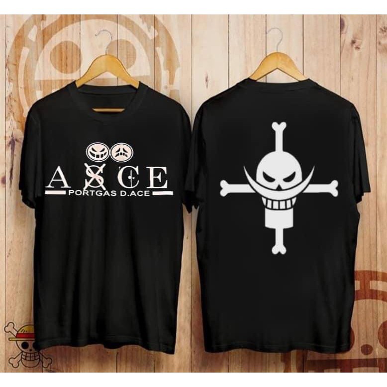 HOT- Áo thun Portgas D Asce - Râu TRắng One Piece cực ngầu