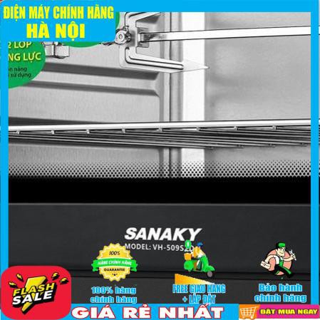 Lò nướng SANAKY, 50L VH509S2D tiện lợi- Hàng chính hãng