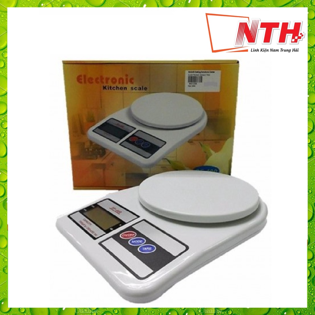 Cân Điện Tử Để Bàn, Cân Tiểu Ly Thực Phẩm Nhà Bếp Kitchen Scale SF400 7kg