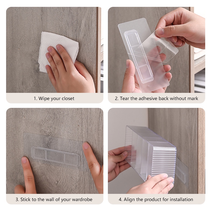 Hộp Đựng Đồ Lót / Vớ Treo Tường Chia Ngăn Tiện Lợi