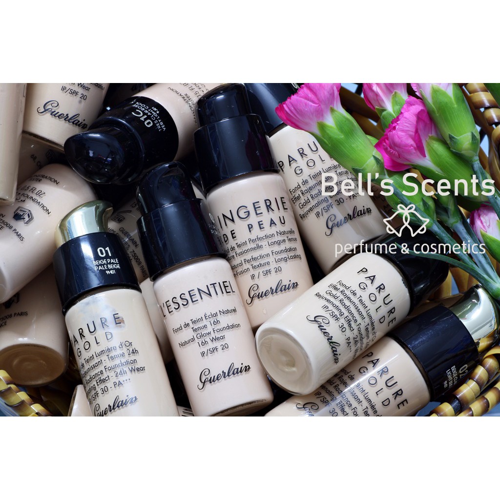 Kem nền Guerlain L'essentiel, Parure Gold, Lingerie de Peau mini 15ml | BigBuy360 - bigbuy360.vn