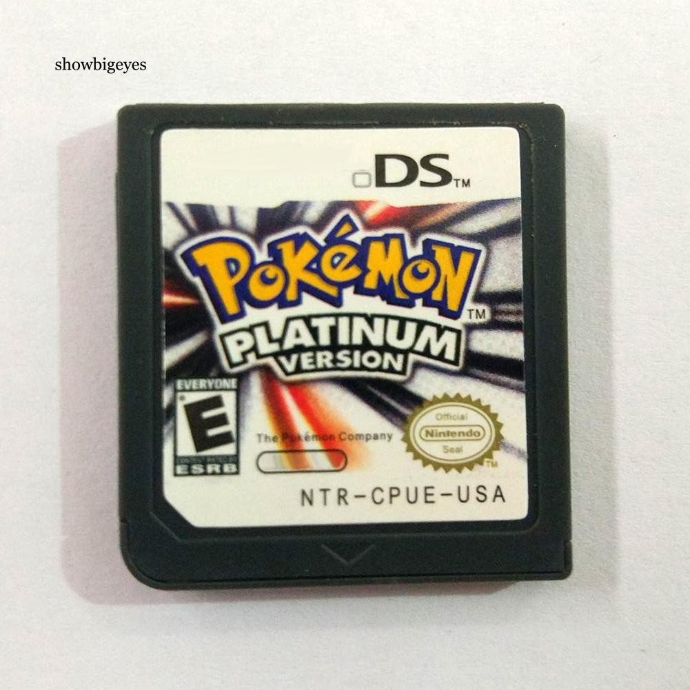 Thẻ game Pokemon Platinum / Pearl / kim cương cho Nintendo 3DS NDSI NDS