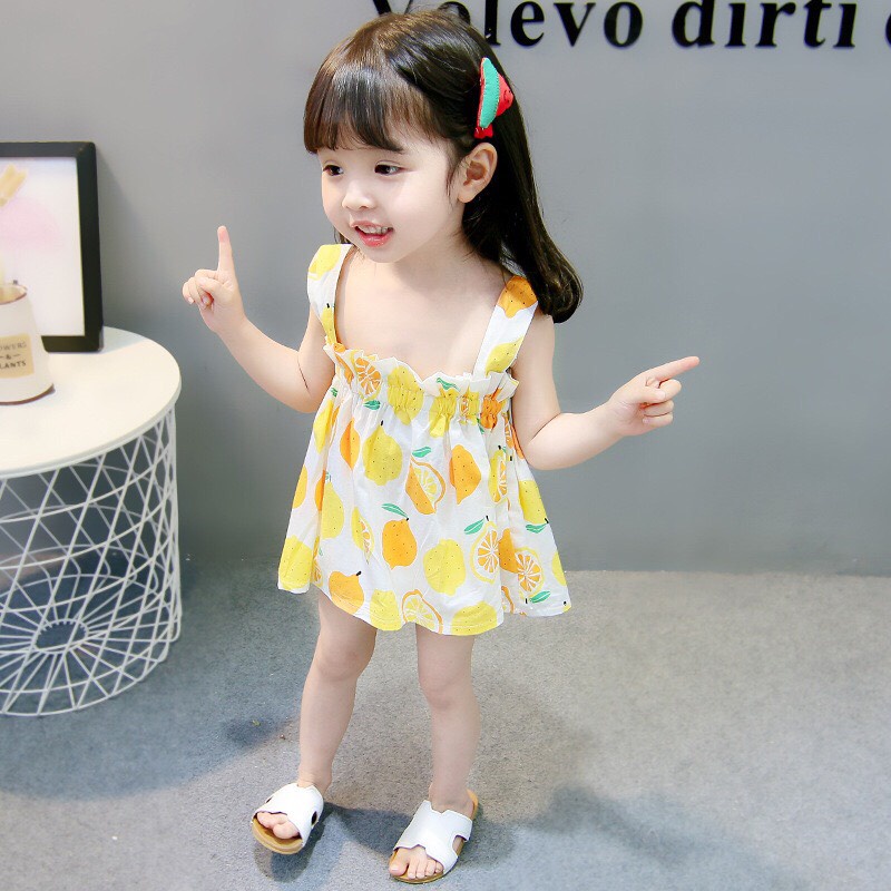 Váy Bé Gái  𝐅𝐑𝐄𝐄𝐒𝐇𝐈𝐏 Váy Công Chúa Phong Cách Hàn Quốc Đáng Yêu Cho Bé