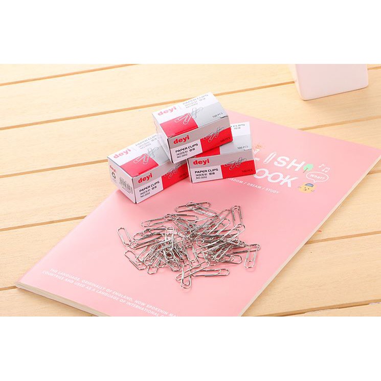 1 Hộp 100 Kẹp Giấy H55