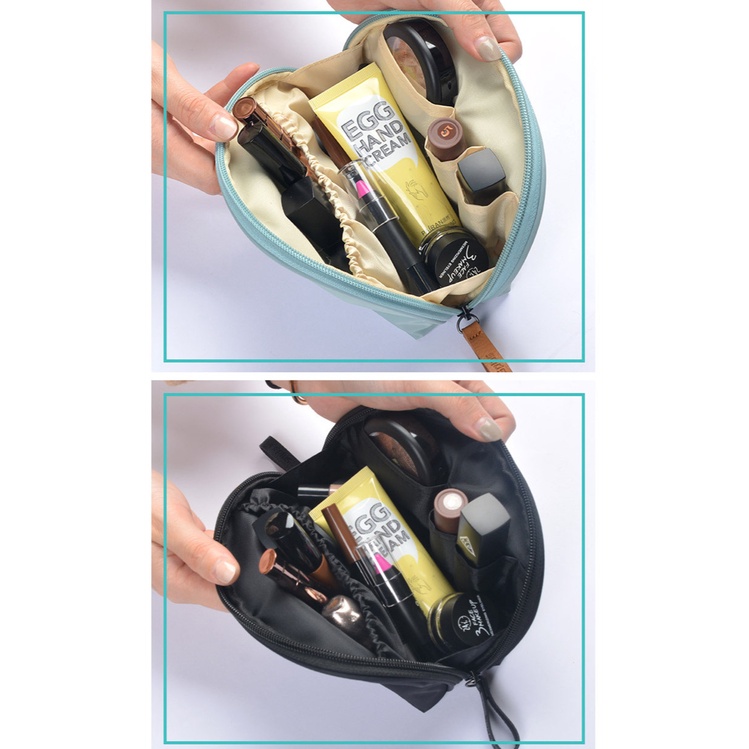 Túi Đựng Mỹ Phẩm Chống Thấm Nước Có Khóa Kéo Tiện Dụng Khi Đi Du Lịch