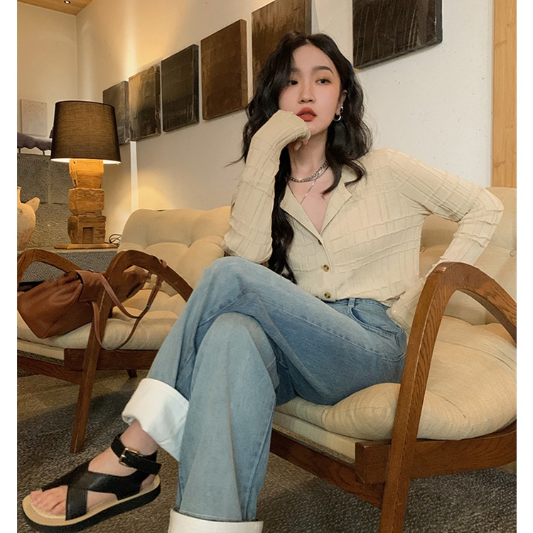 Porozi  Áo khoác cardigan mỏng nhẹ tay dài chống nắng phong cách Hàn Quốc thời trang cho nữ