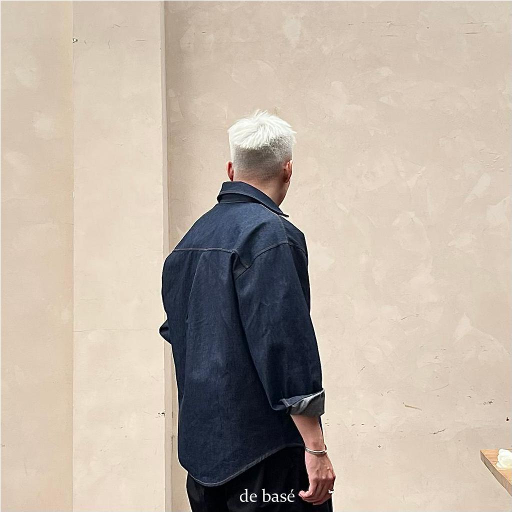 Áo Sơmi Denim -Oversize Denim Shirt - De Basé