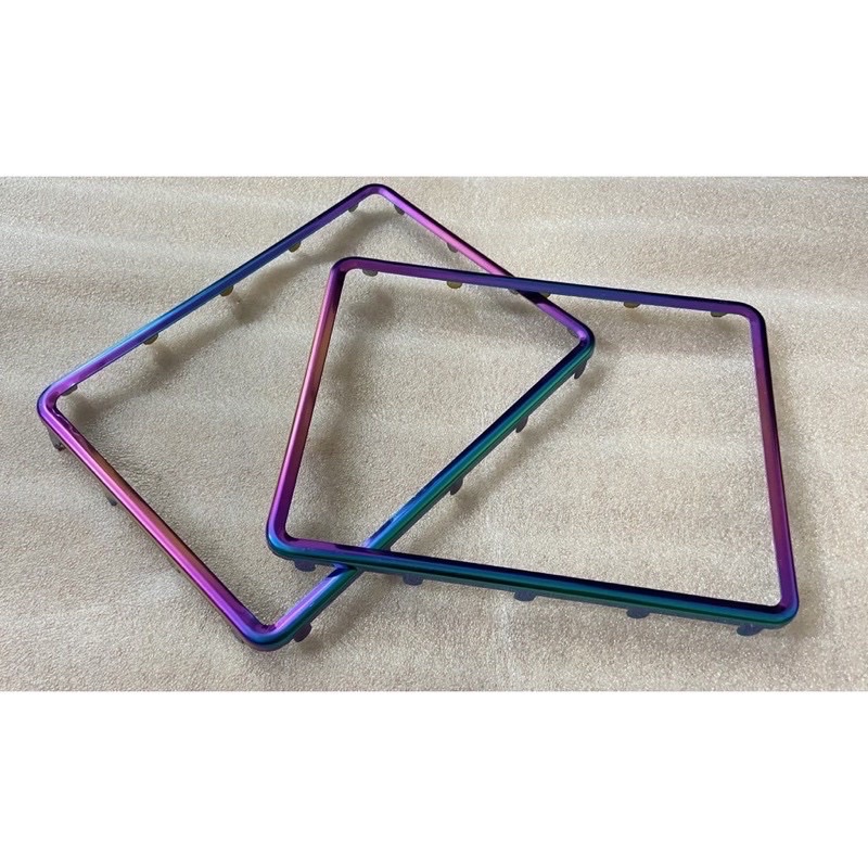 Bộ biển số xe máy Titan chống nưoc ( Meka + đai + khung viền )