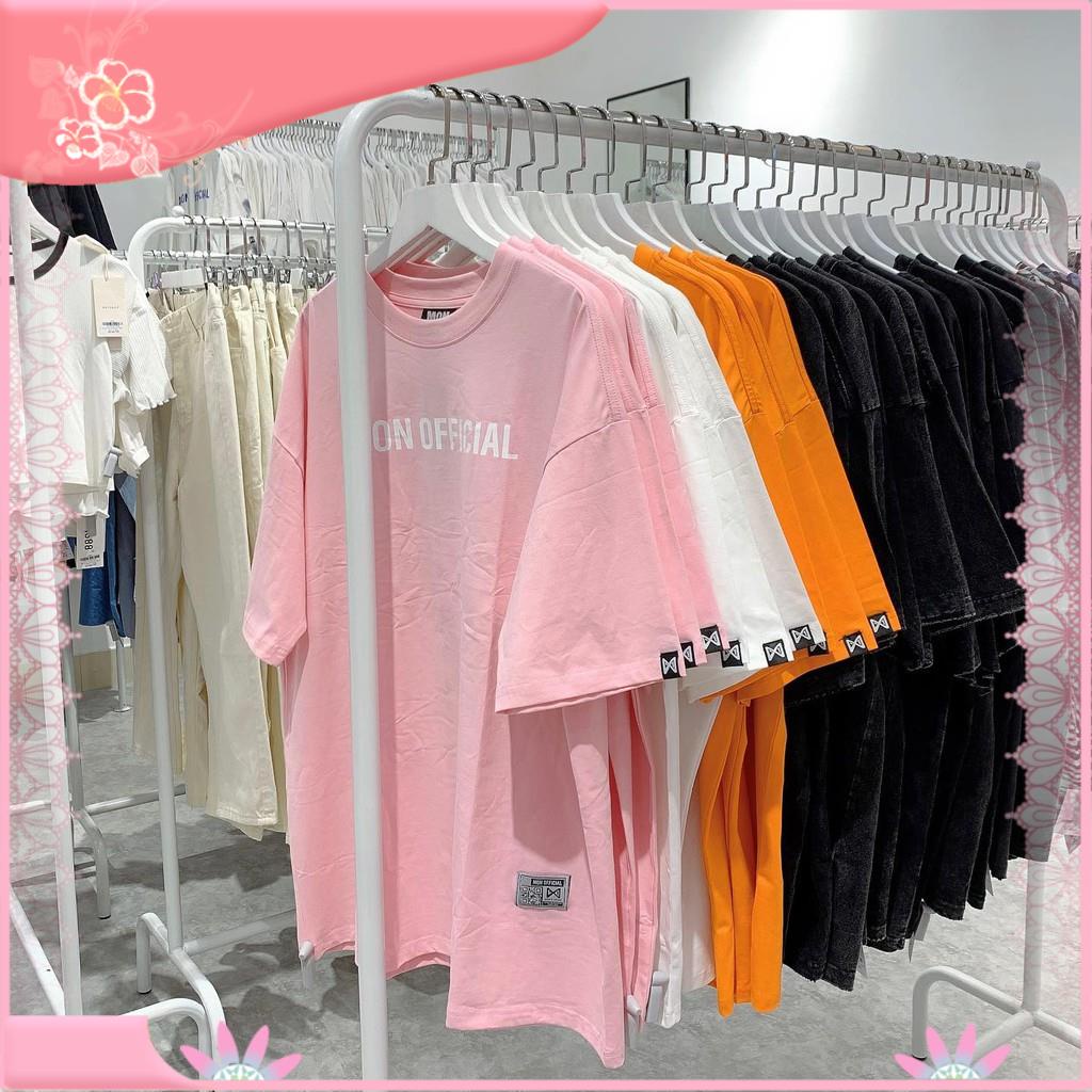 SS1 Áo thun nam nữ cotton 4 chiều mềm mát - basic tee MON OFFICIAL nhiề