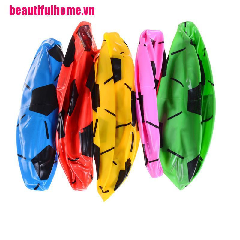 1 Quả Bóng Đá Bơm Hơi Bằng Nhựa Pvc Cho Bé