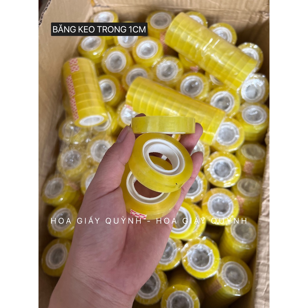 CUỘN BĂNG KEO 1CM/ 1.8CM