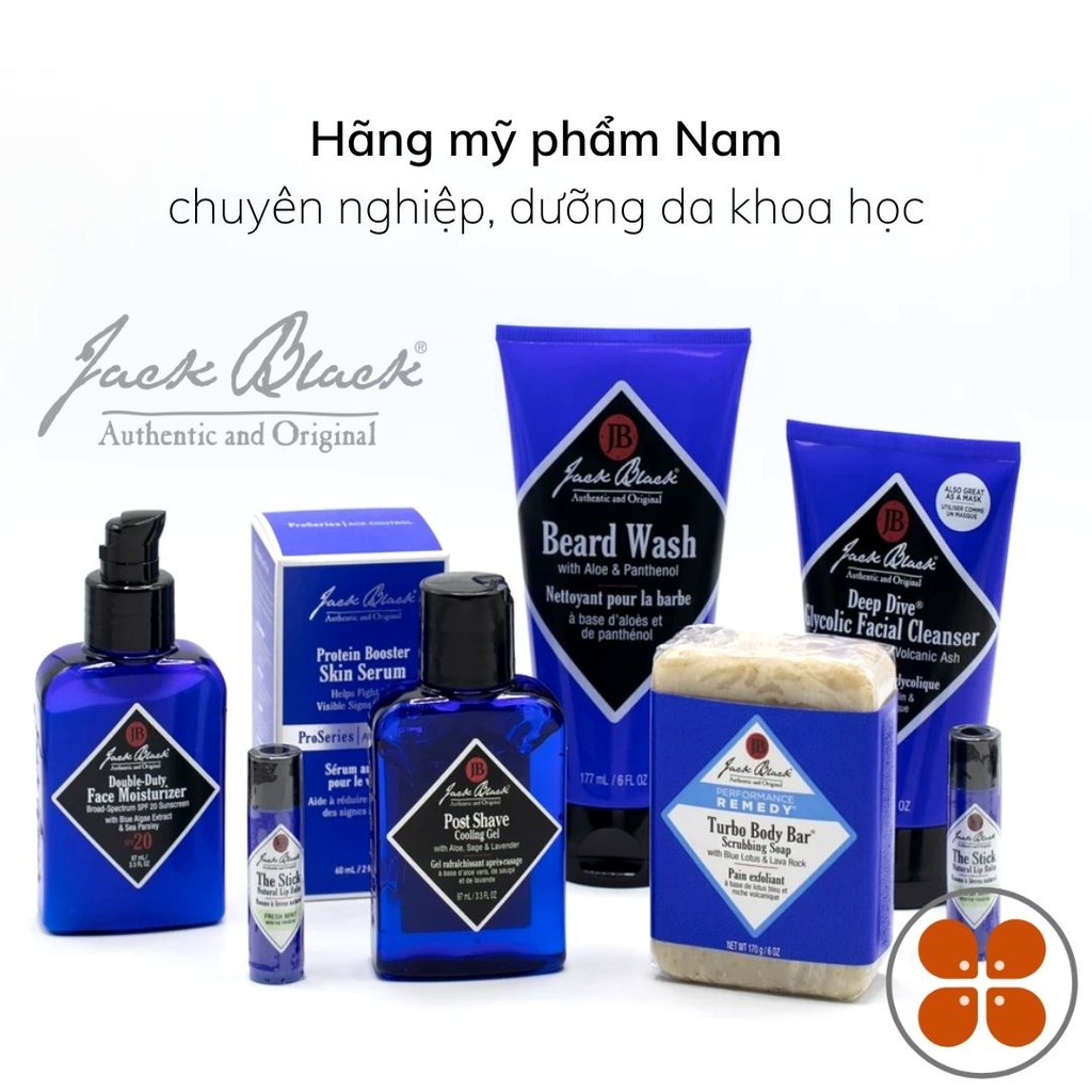 [MỸ PHẨM NAM] Sữa tắm gội 2in1 JACK BLACK Turbo Wash Energizing Cleanser