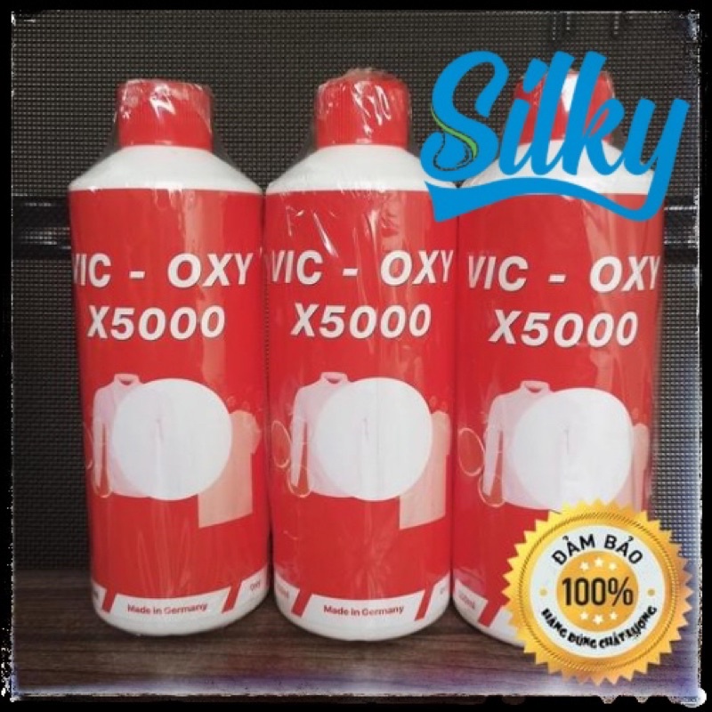 Nước Tẩy trắng Quần Áo Nấm Mốc,Vết ố Vàng Vic oxy X5000 500ml