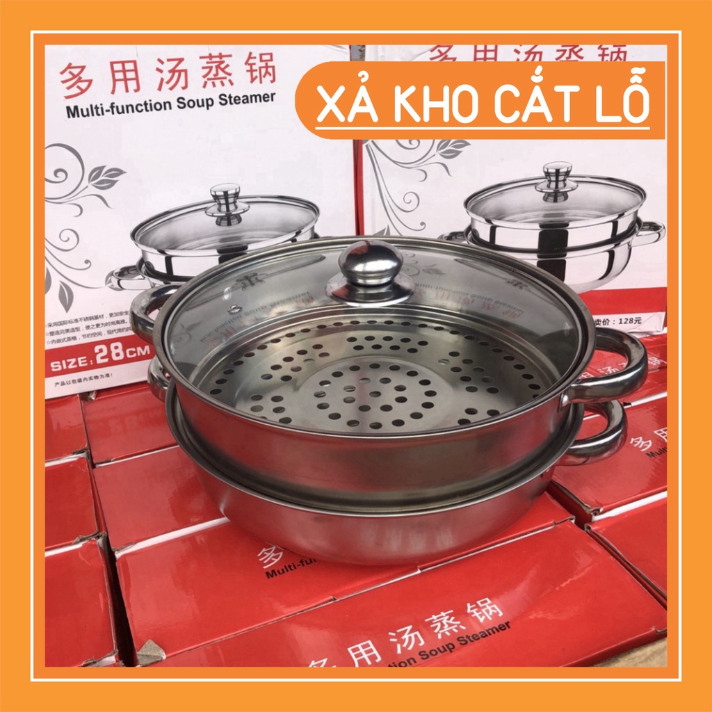 NỒI HẤP INOX 2 TẦNG 💖  - MTT Mart