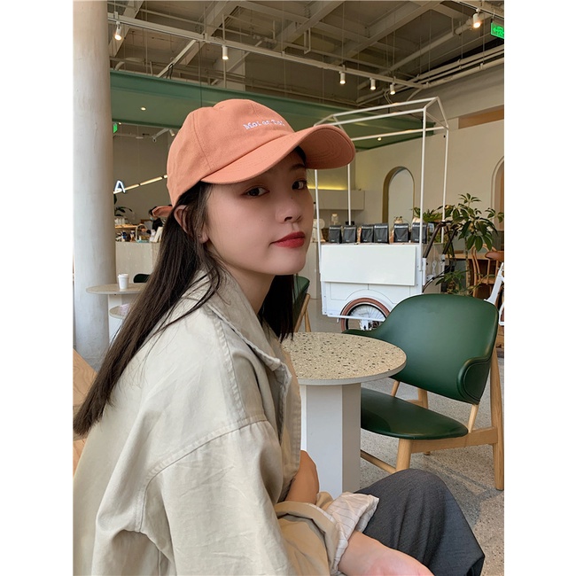 Mũ lưỡi trai họa tiết thêu chữ nhiều màu sắc cho nam nữ