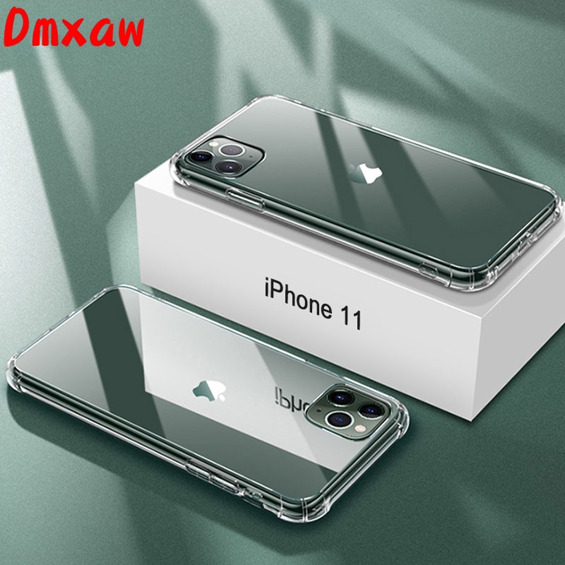 Ốp điện thoại trong suốt chống sốc dành cho Smart Phone 11 Pro Max XR XS X 8 7 6S 6 Plus | WebRaoVat - webraovat.net.vn