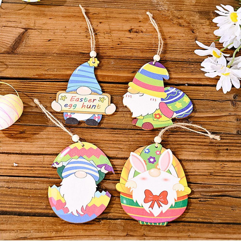 Phụ Kiện Trang Trí Lễ Phục Sinh Hình Thỏ Và Trứng Không Mặt