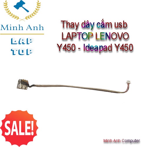 Thay dây cắm usb lenovo y450 - ideapad Y450 Vga rời