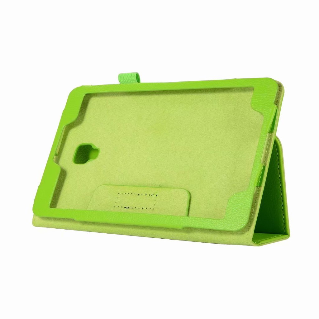 Bao da PU máy tính bảng nắp lật họa tiết vỏ quả vải có giá đỡ gấp được cho Samsung Galaxy Tab A 8.0 2017 SM-T380 T385