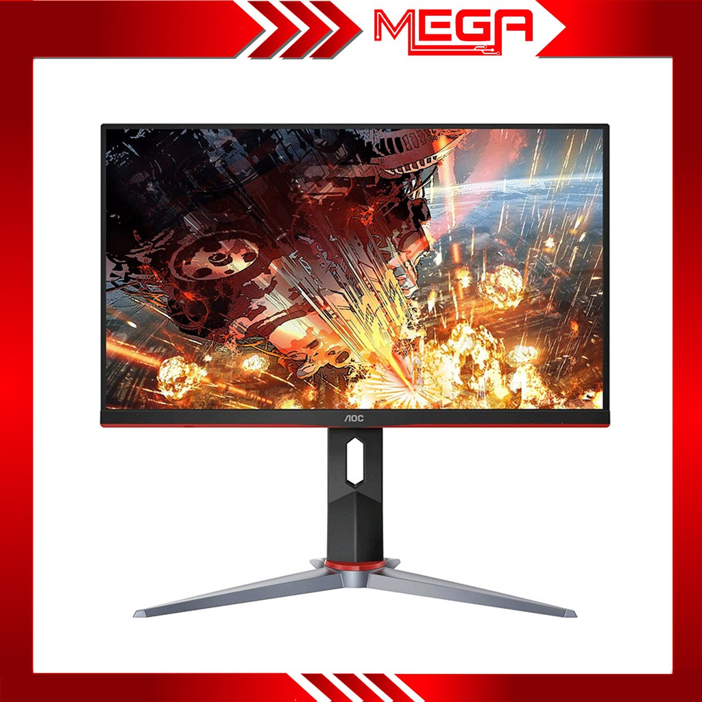 Màn hình gaming LCD AOC 24G2 23.8 inch IPS( FreeSync, 1ms, 144Hz, HDMI /DP) có thể xoay được 90 độ