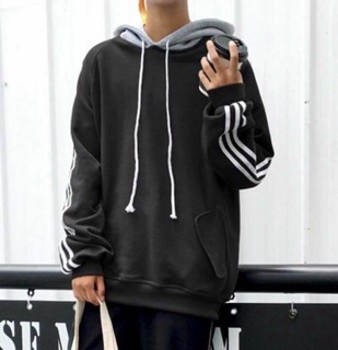 ÁO HOODIE SỌC PHỐI NÓN