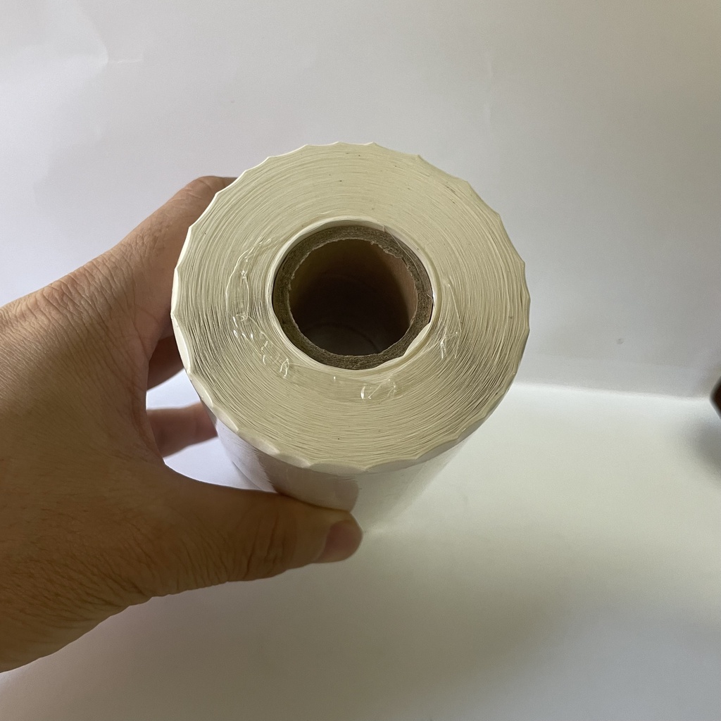 Giấy In Mã Vạch 3 Tem  - Decal Nhiệt 3 Tem 35x22x 3 tem 30m  , Cuộn 30m 35x22x2 tem