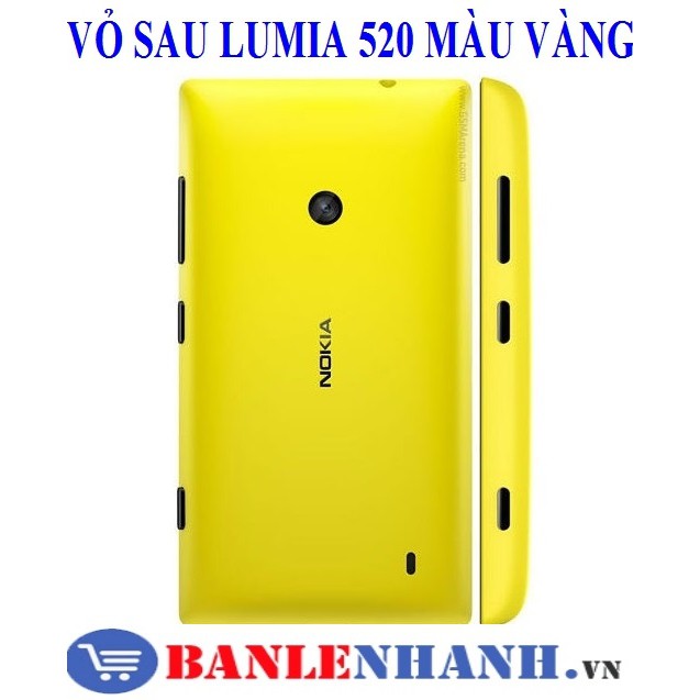 VỎ SAU LUMIA 520 MÀU VÀNG