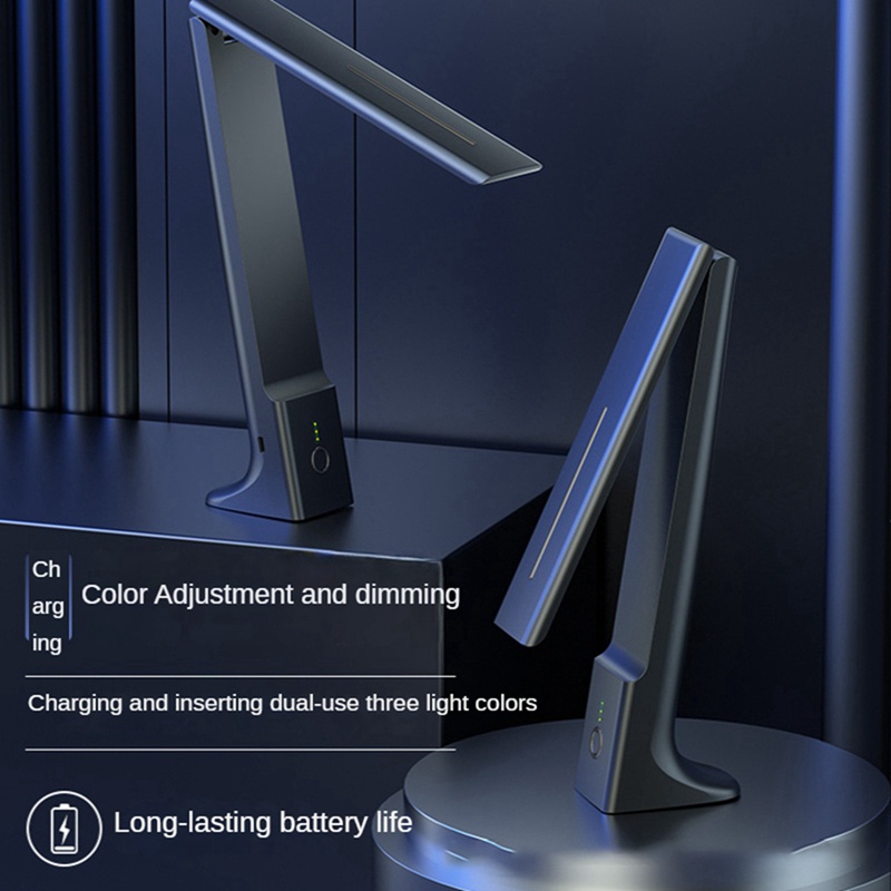 Đèn LED Đọc Sách Để Bàn Bảo Vệ Mắt Điều Khiển Cảm Ứng Gấp Gọn Được