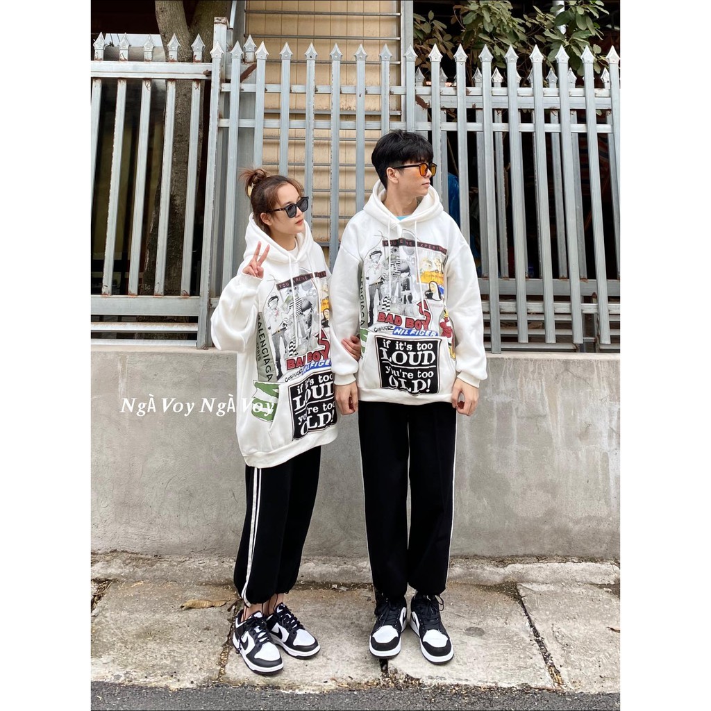 ÁO HOODIE HÌNH VÀ CHỮ SIÊU HOT