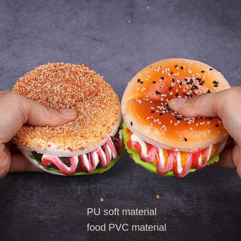 Mô Hình Túi Burger Giả Làm Đạo Cụ Chụp Ảnh Trẻ Em
