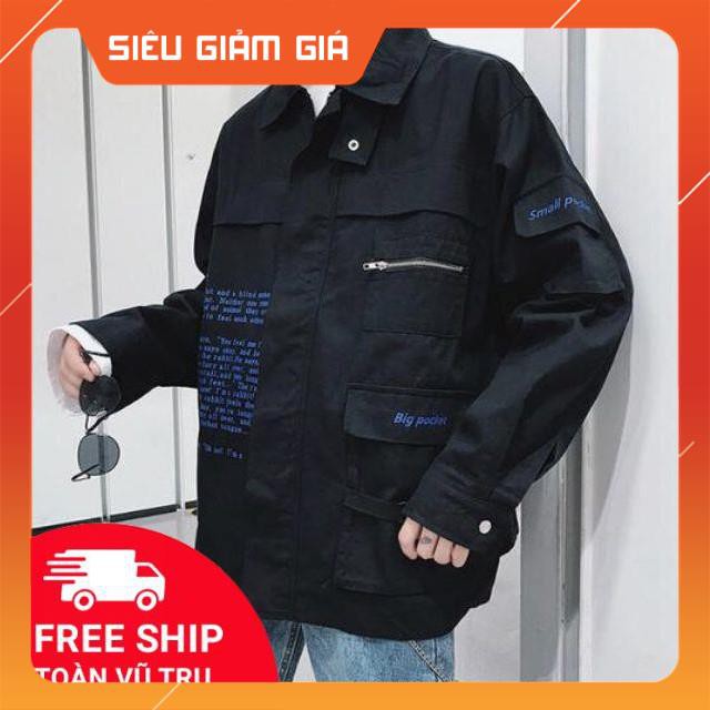 [Mã WASTMAY giảm 15% tối đa 30K đơn 150K] [Hình thật] Áo khoác Kaki túi hộp small pocket Unisex | BigBuy360 - bigbuy360.vn