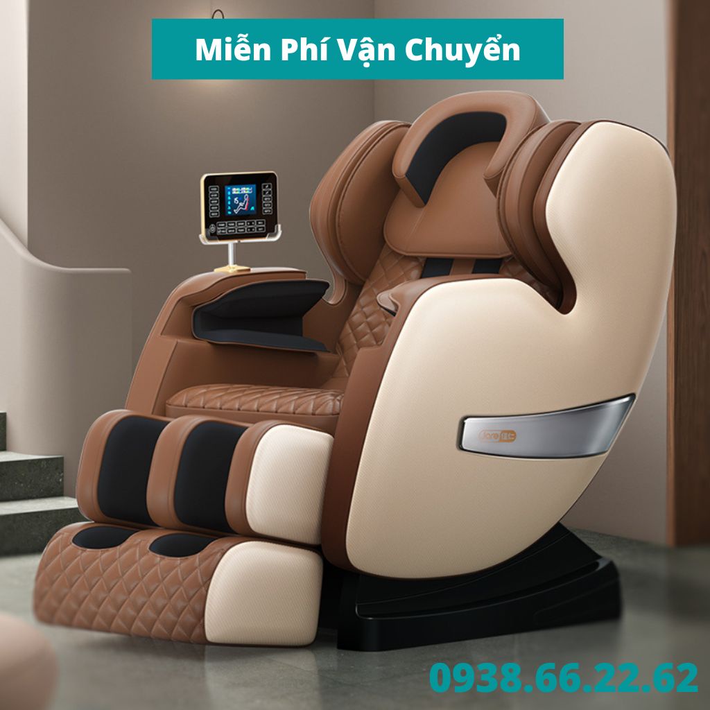 Ghế Massage Toàn Thân Cao Cấp HP02, Ghế Mát xa Công Nghệ Nhật Bản Kết Nối Bluetooth Bảo Hành 12 tháng