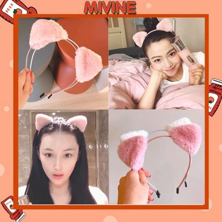 Bờm tóc Mivine tai mèo phong cách Hàn Quốc dễ thương BD25