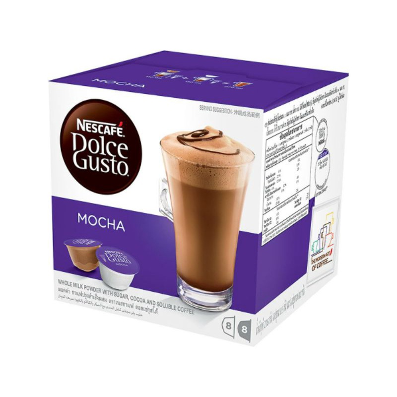 Hộp Dolce Gusto Mocha 16 viên Xuất xứ Tây Ban Nha (HSD 31/01/2024)