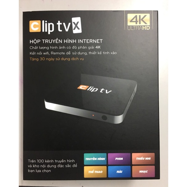 Clip X-Android Box TV tặng kèm thẻ 300.000