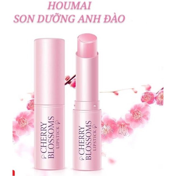 ( THANH LÝ SỐC H 132 )Houmai - Son dưỡng có màu Hoa Anh đào Cherry Blossom