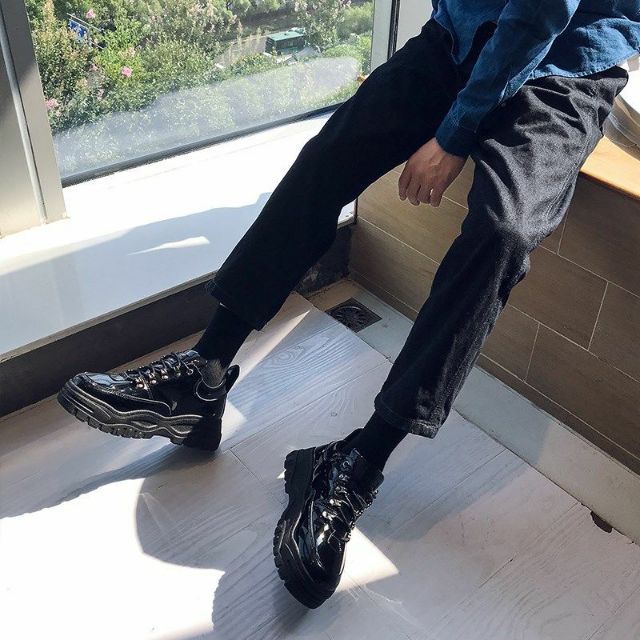 Giày nam da bóng đế cao siêu đẹp