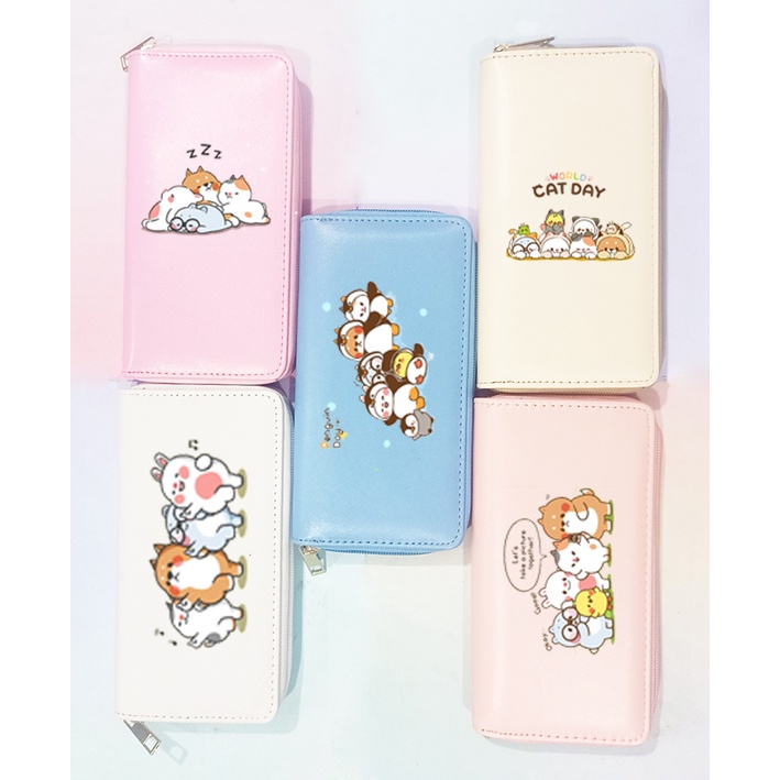 Ví tonton VBI11 ví dáng dài bóp hoạt hình cute dễ thương