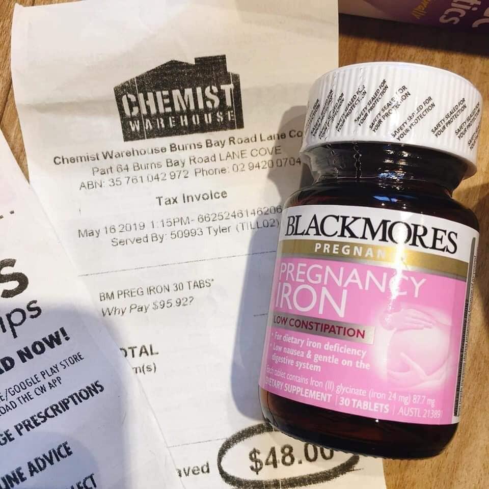 Viên sắt cho mẹ bầu Blackmores